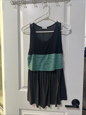 Nursing tank with lift flap, stretchy and very soft